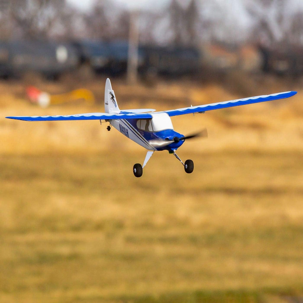 HobbyZone Sport Cub S 2 RC Airplane BNF Basic with SAFE, Blue & White N227