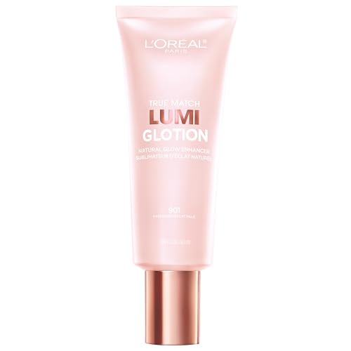 L'Oreal Paris Age Perfect Face Primer and True Match Lumi Glotion Natural Glow Enhancer Lotion Fair 1.35 Ounces