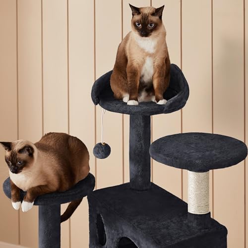 Yaheetech 54in Cat Tree Tower Condo Furniture with Scratch Post Y196