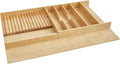 Rev-A-Shelf Wood Trim to Fit Utility/Knife Block Drawer Insert Organizer, Standard, Natural Maple