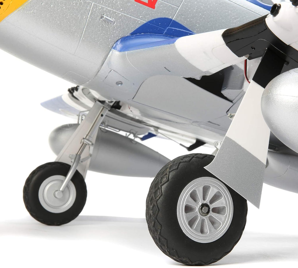E-flite RC Airplane P-51D Mustang 1.5m BNF Basic with Battery T2101