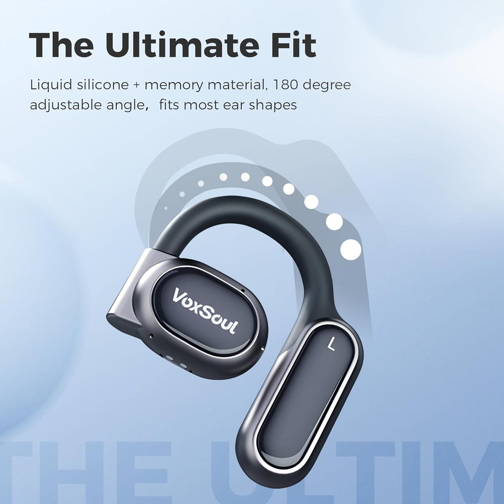 Open Ear Earbuds Wireless Bluetooth Headphones with 2 Microphones U54136