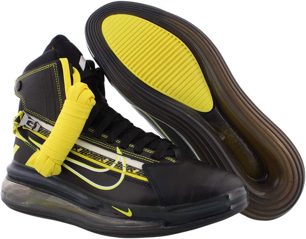 Nike Air Max 720 Saturn All Star Qs Men's Shoes Black/Dynamic Yellow Q686468