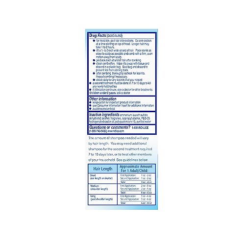 Rid Lice Killing Shampoo Head Lice Treatment for Kids and Adults with Nit Comb, 2 Fl Oz I981