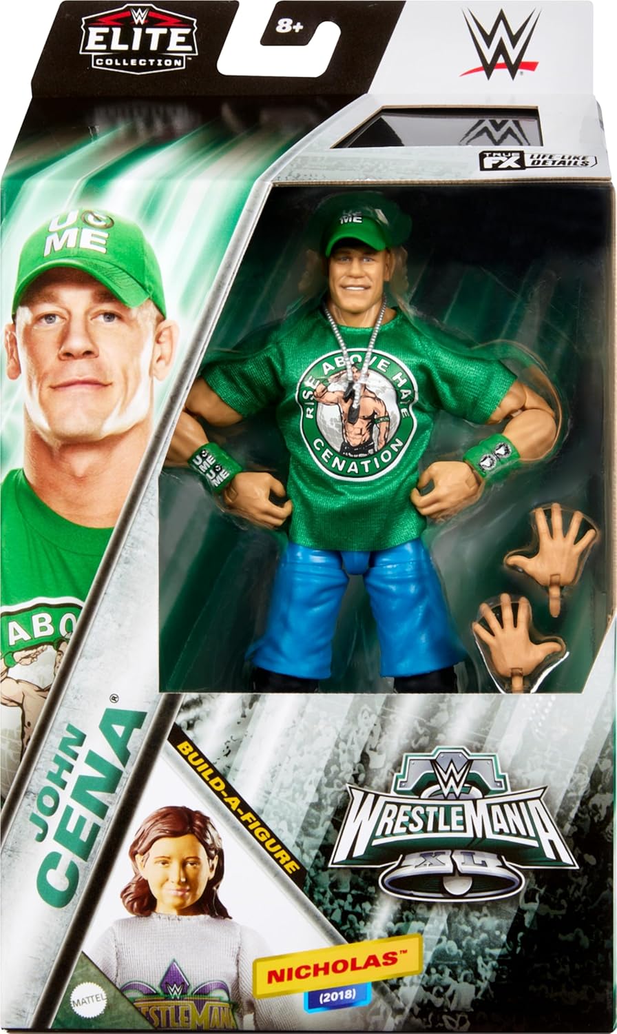 Mattel WWE Elite Collection John Cena Action Figure with Accessory J180877