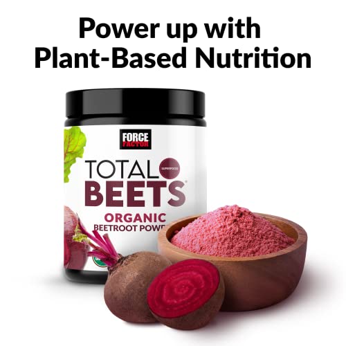 Force Factor Total Beets Organic Beetroot Powder, Unflavored, 90 Servings D4324
