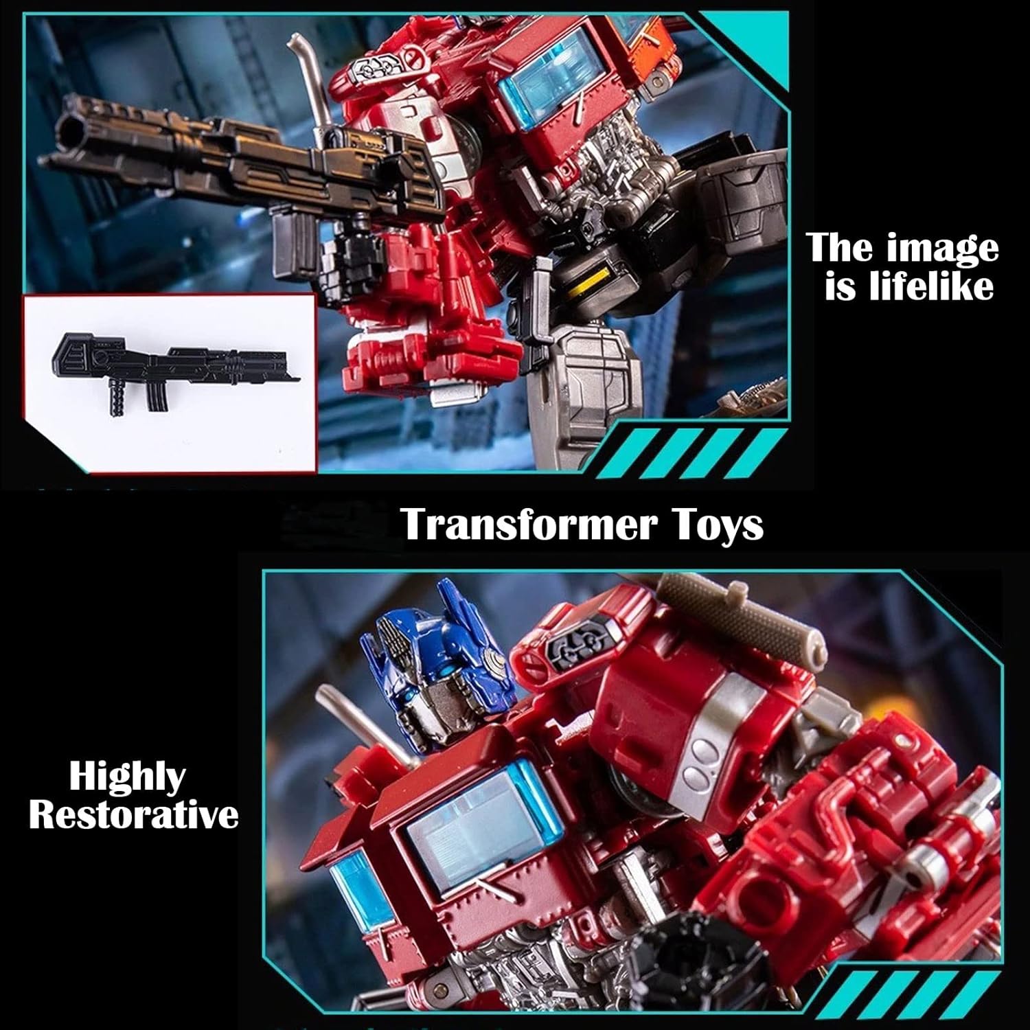 Deformation Car Robot Toy with Weapon for Kids W43801