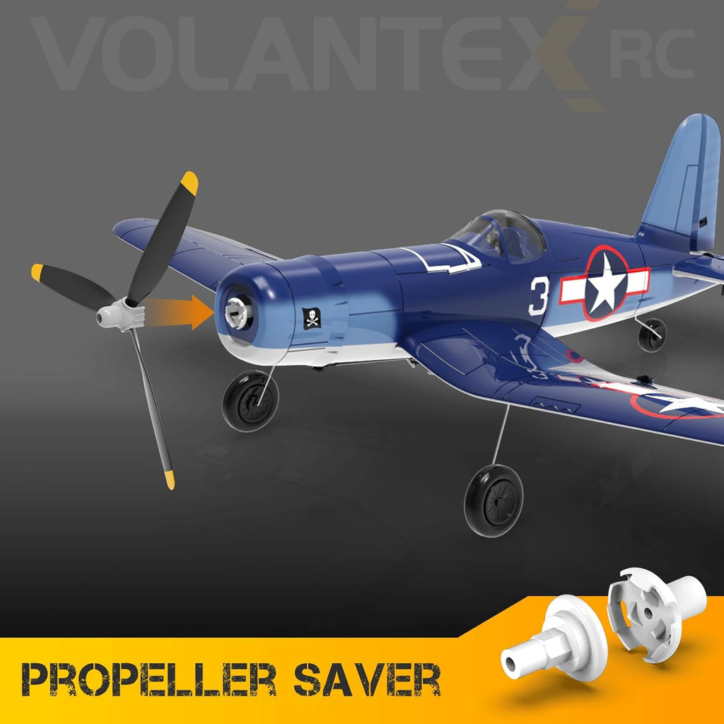 VOLANTEXRC RC Plane F4U Corsair 4-CH Remote Control Airplane for Adults X21225