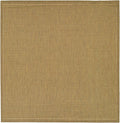 Couristan Recife Saddle Stitch Indoor/Outdoor Area Rug, 7'6", Cocoa Brown-Natural