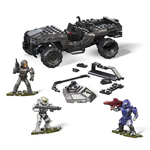 Mega Halo Infinite UNSC Razorback Blitz Vehicle Building Toy Set, 303 Pieces P7227