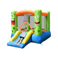 DORTALA Inflatable Bounce House, Monster Theme Bouncy Castle with Slide, Basketball Rim, Stakes, Indoor Outdoor Jumping House for Kids, Gift for Boys Girls (Without Blower)