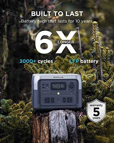 EF ECOFLOW RIVER 2 Max 500 Portable Power Station 499Wh LiFePO4 R81105