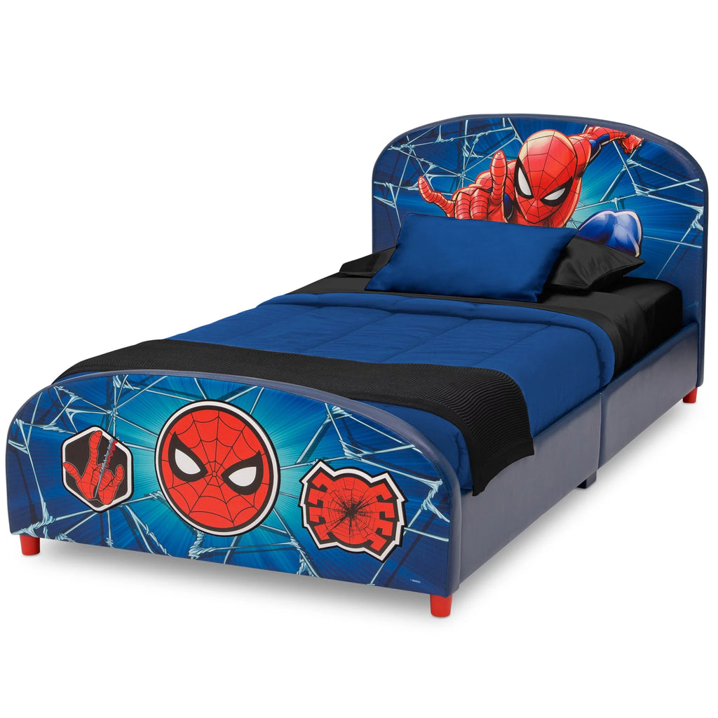 Delta Children Marvel Spider-Man Upholstered Twin Bed F82461