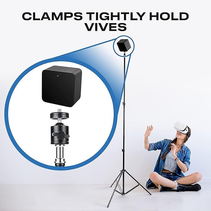 Skywin VR Tripod Stand for HTC Vive Base Station and Oculus Rift Sensors (2 Stands) P76571