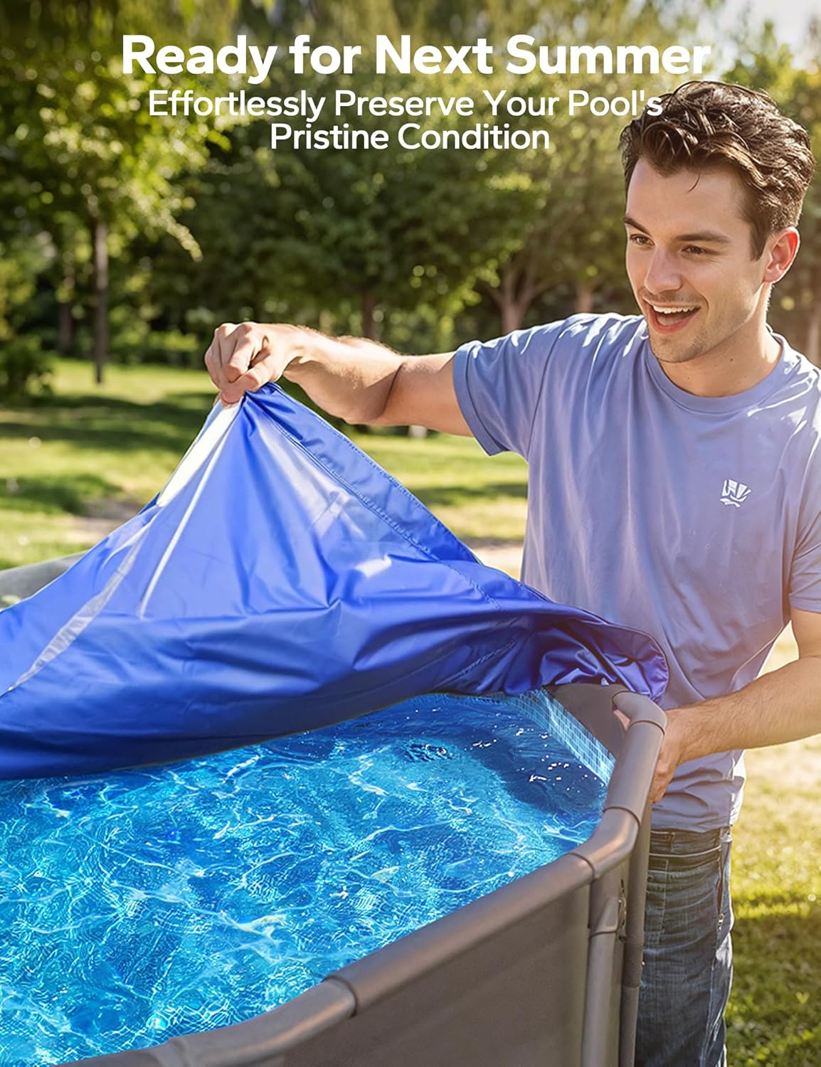 Pool Closing Kit for Above Ground Pool, 3 in 1 Winterizing Kit, Up to 15,000 Gallons G146