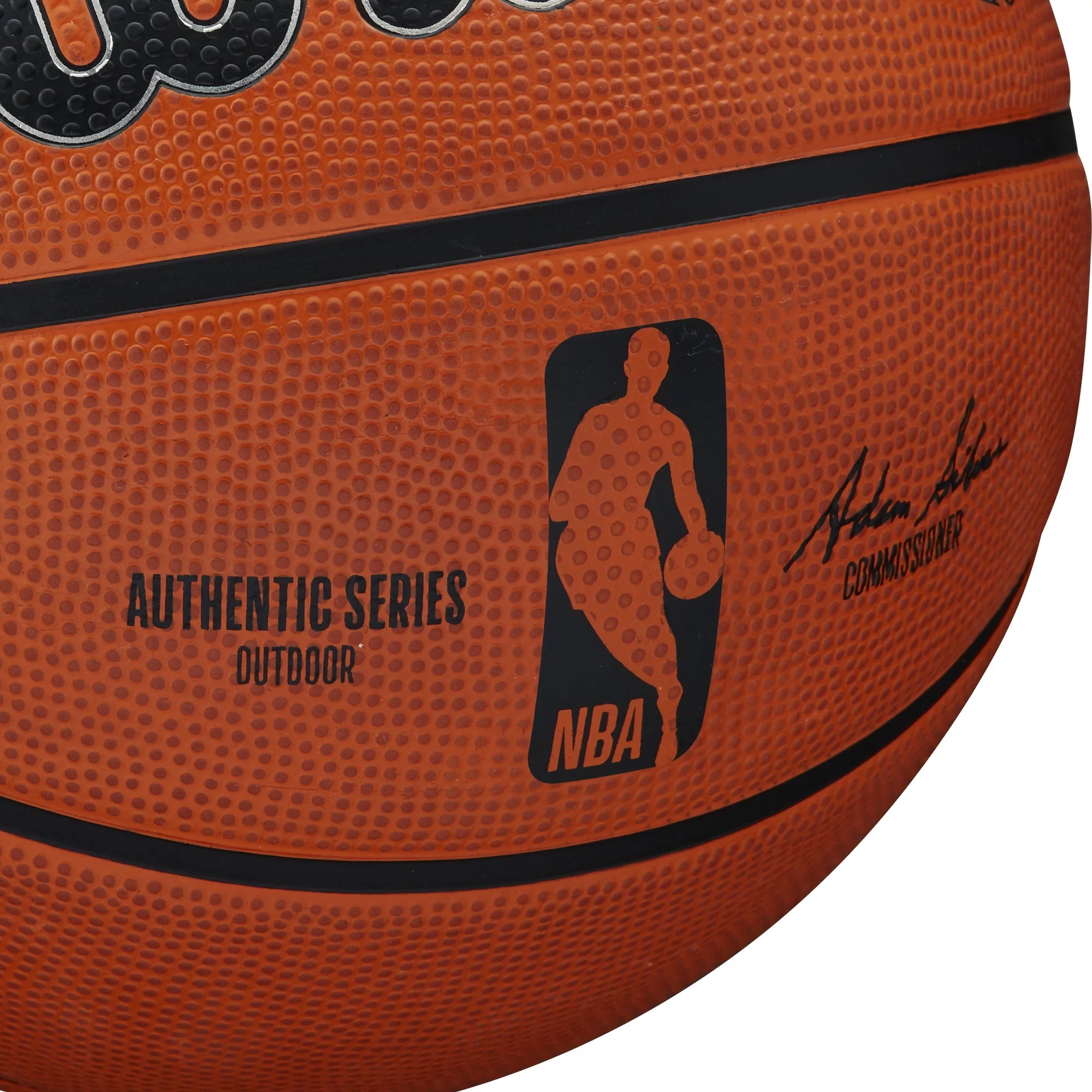 Wilson NBA Authentic Outdoor Basketball, Brown, 29.5 in W549