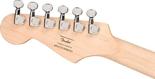 Fender Squier 3/4 Size Left-handed Stratocaster Electric Guitar Black Bundle with Amp and Accessories Y622