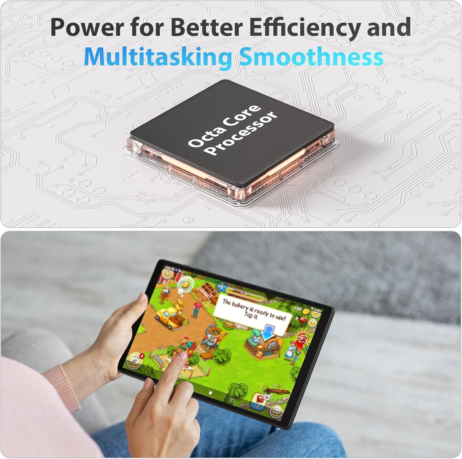 Tablet 10.1 inch Android 4GB+64GB Octa-Core Black P923515