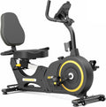 VANSWE Recumbent Exercise Bike, Recumbent Stationary Bikes for Home 400 LBS Weight Capacity, Exercise Bike for Home Seniors with Smart App and Bluetooth Connectivity, LED Display, Pulse Handle