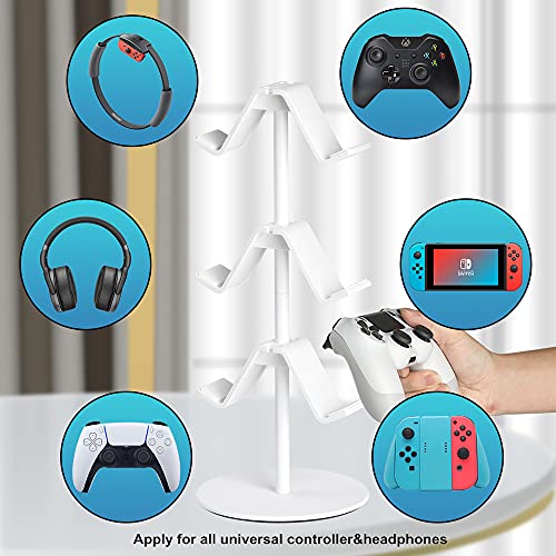 Controller Stand 3 Tier with Headphone Holder for Xbox PS4 PS5 Nintendo Switch C127626