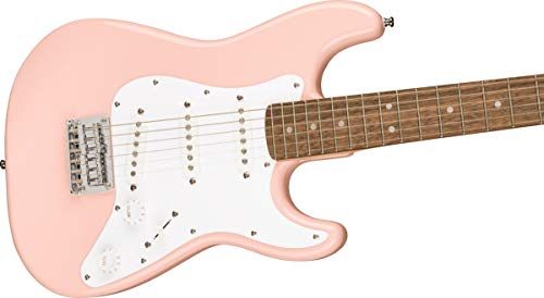 Fender Squier 3/4 Size Left-handed Stratocaster Electric Guitar Black Bundle with Amp and Accessories Y622