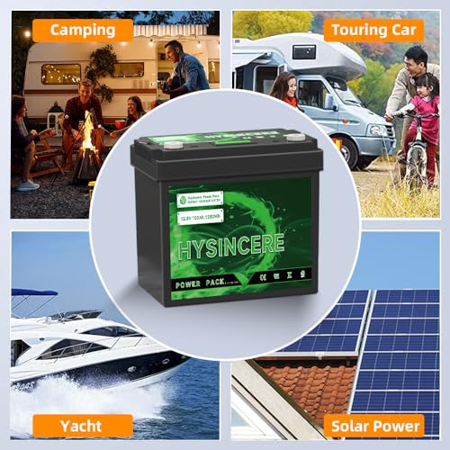 12V 100Ah LiFePO4 Lithium Battery with 100A BMS for RV, Solar, Trolling Motor K59109