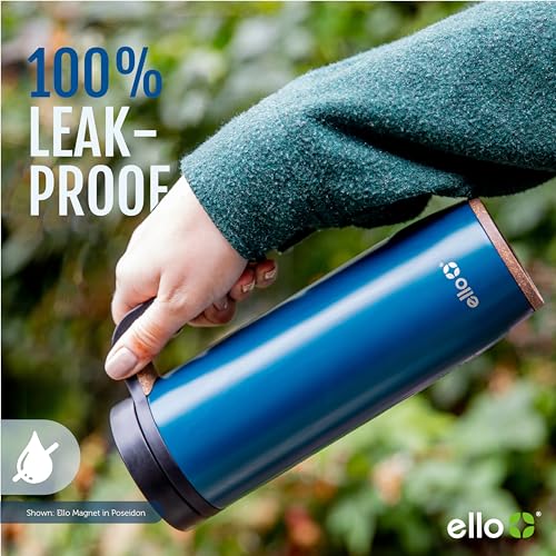 Ello Magnet 18oz Vacuum Insulated Stainless Steel Travel Mug with Leak-Proof Lid R23606