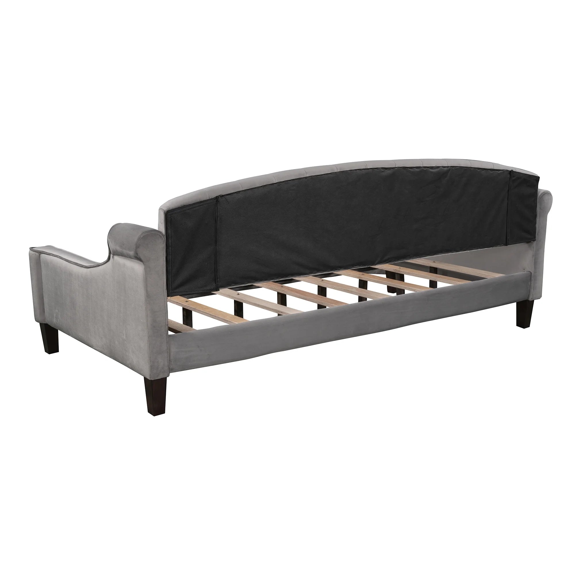 Euroco Twin Size Tufted Button Daybed Gray X460649