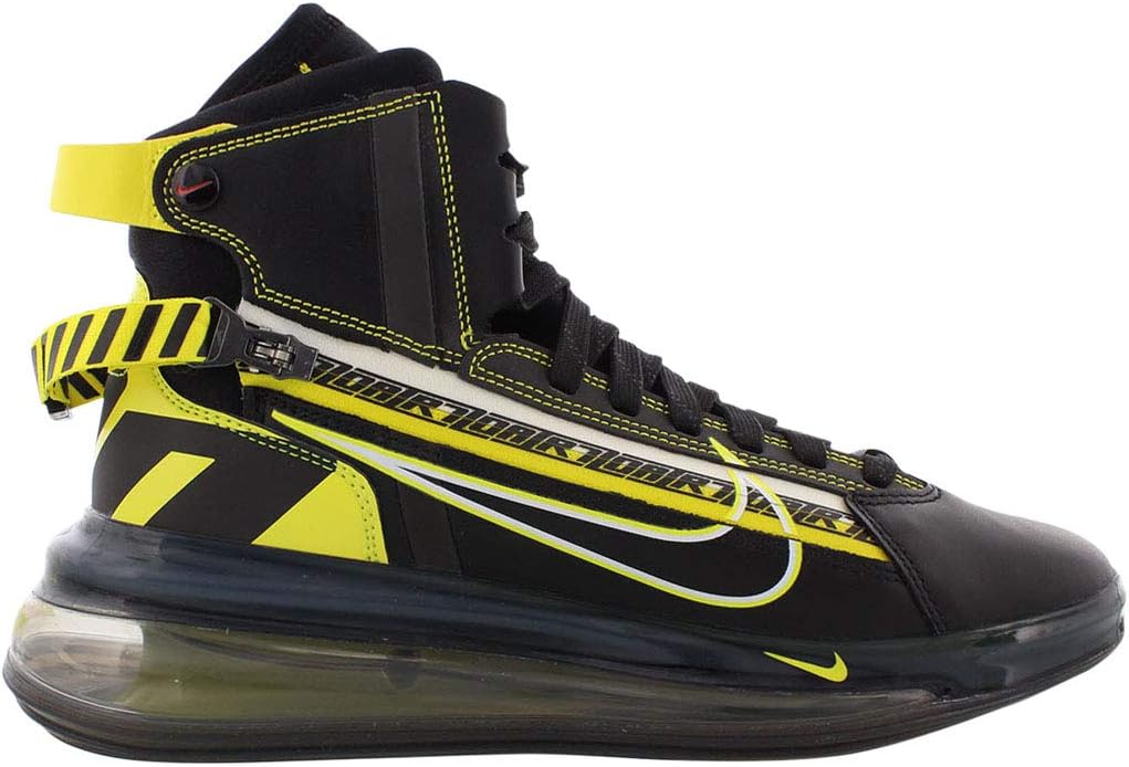 Nike Air Max 720 Saturn All Star Qs Men's Shoes Black/Dynamic Yellow Q686468