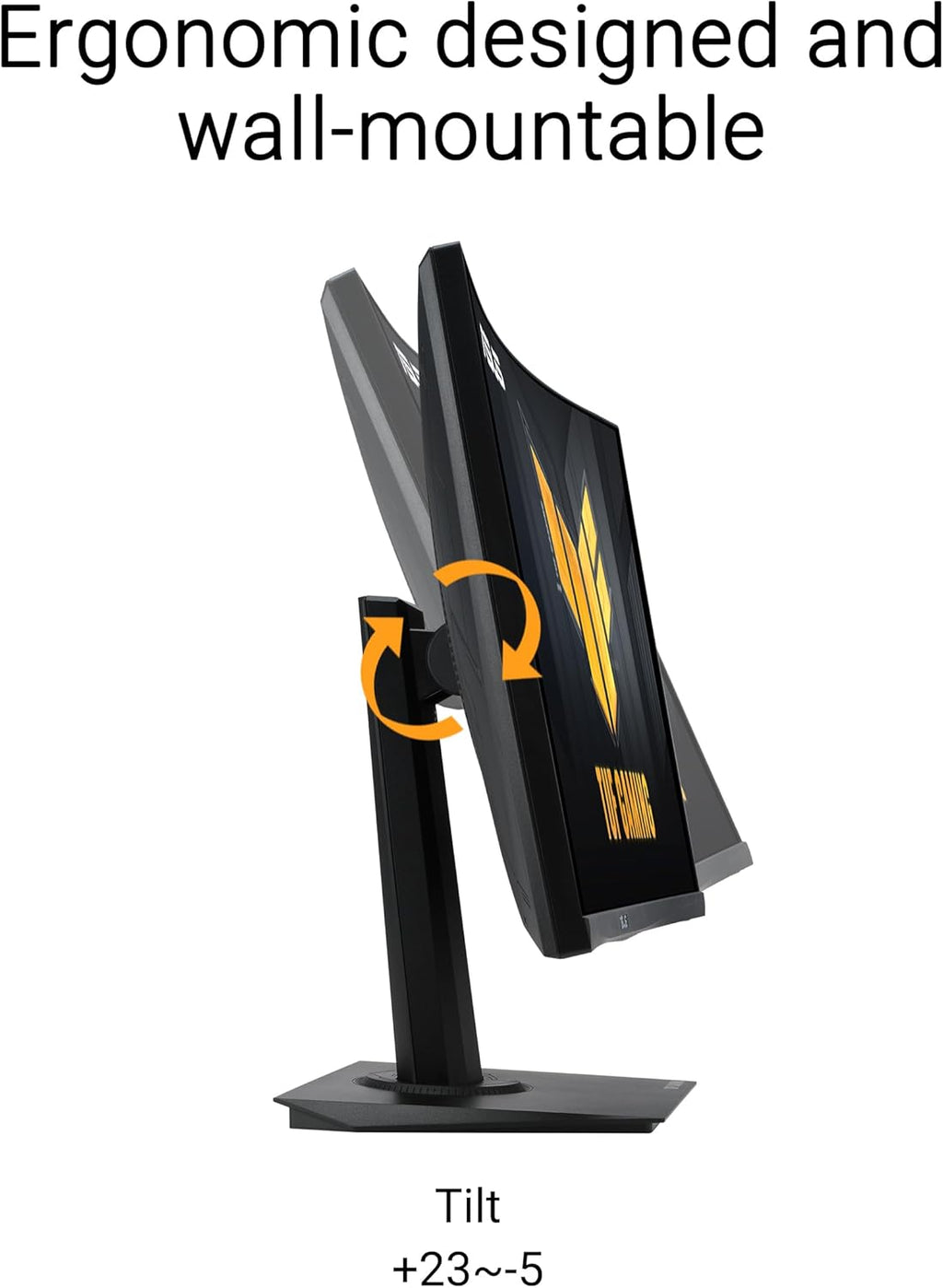 ASUS TUF Gaming 24" Curved Monitor VG24VQER – FHD, 180Hz, 1ms, FreeSync Y41145