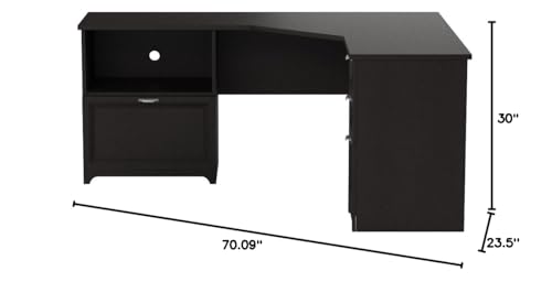 Realspace Magellan Performance Collection L Desk, Espresso E957648