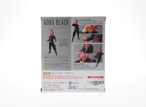 TAMASHII NATIONS Dragon Ball Super Goku Black Super Saiyan Rose S.H.Figuarts Action Figure I443759