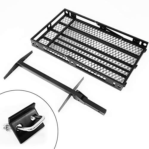 IRONMAX Hitch Cargo Carrier with Ramp, Heavy Duty Folding, 500LBS Capacity E7208