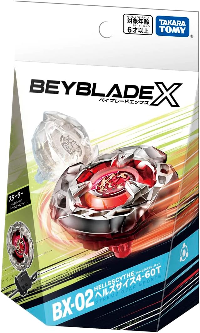 Takara Tomy Beyblade X BX-02 Starter Hells Size 4-60T B748842
