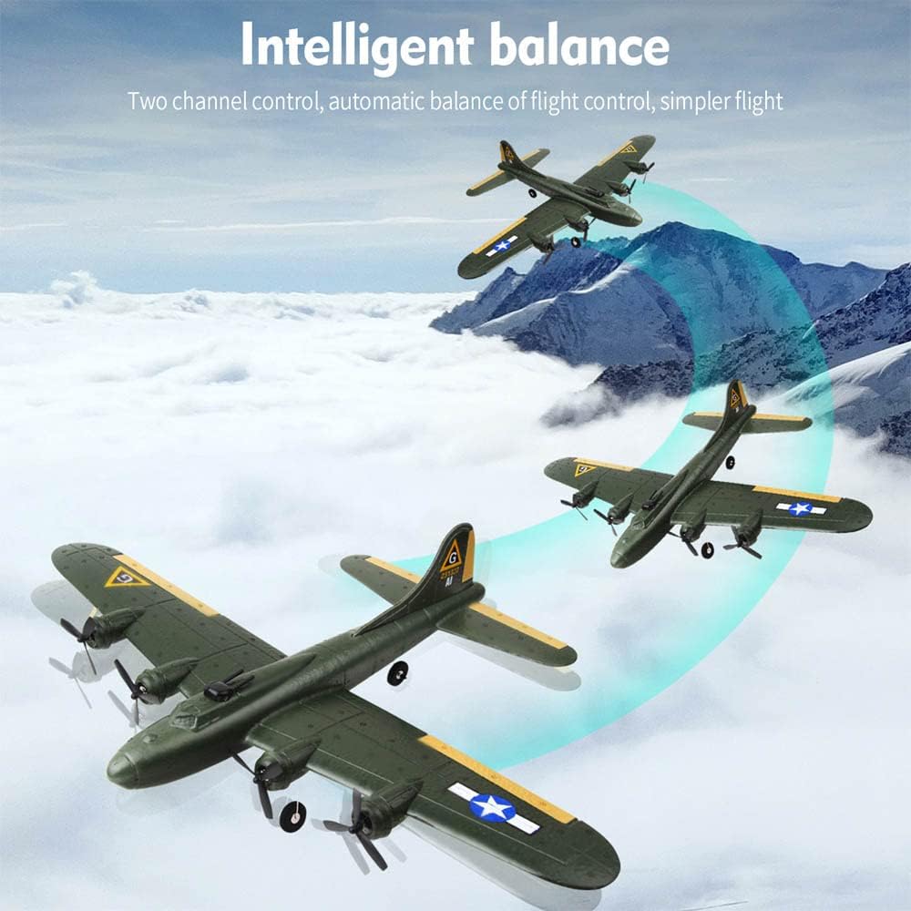 GoolRC B-17 RC Plane 2.4GHz Ready to Fly EPP Foam Glider D207141
