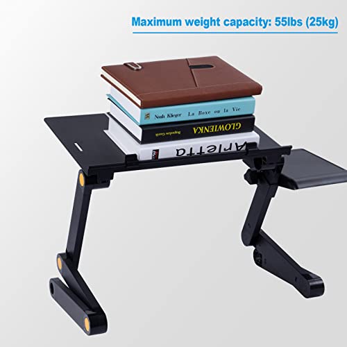 Uten Laptop Stand, Adjustable Ergonomic Holder with Mouse Pad, Compatible with 10-15.6" Laptops F554663