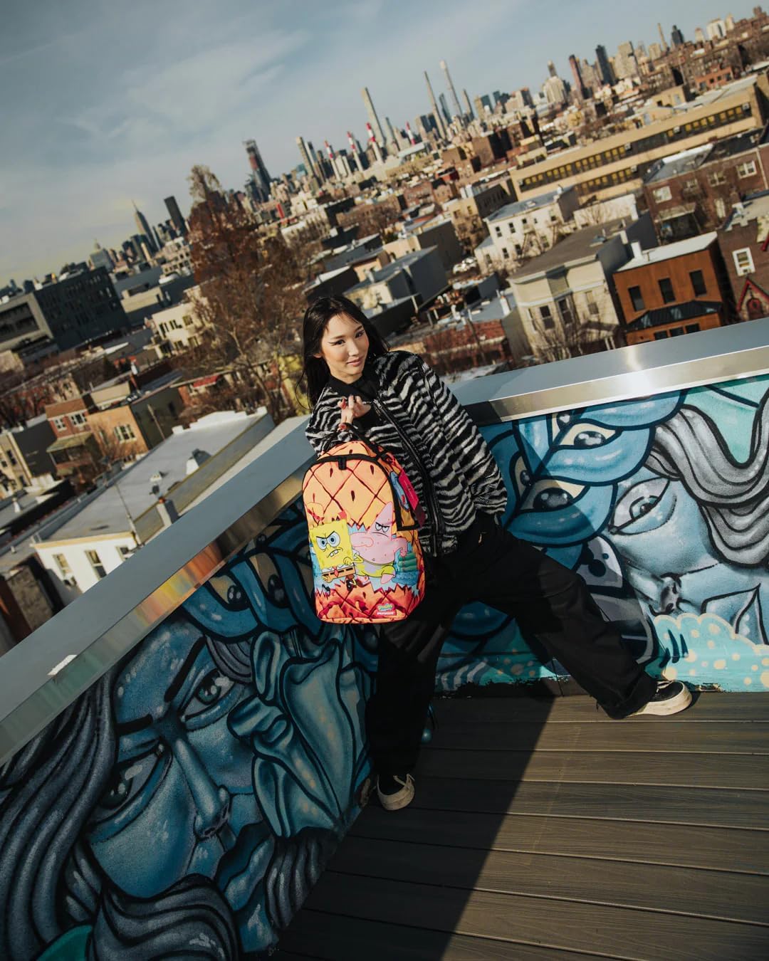 SPRAYGROUND DON'T MESS WITH THE SPONGEBOB DLXSR Backpack L862
