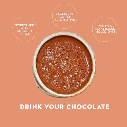 70% Spicy Dark Drinking Chocolate - Organic Hot Cacao by CACOCO, 7.05 oz N8240