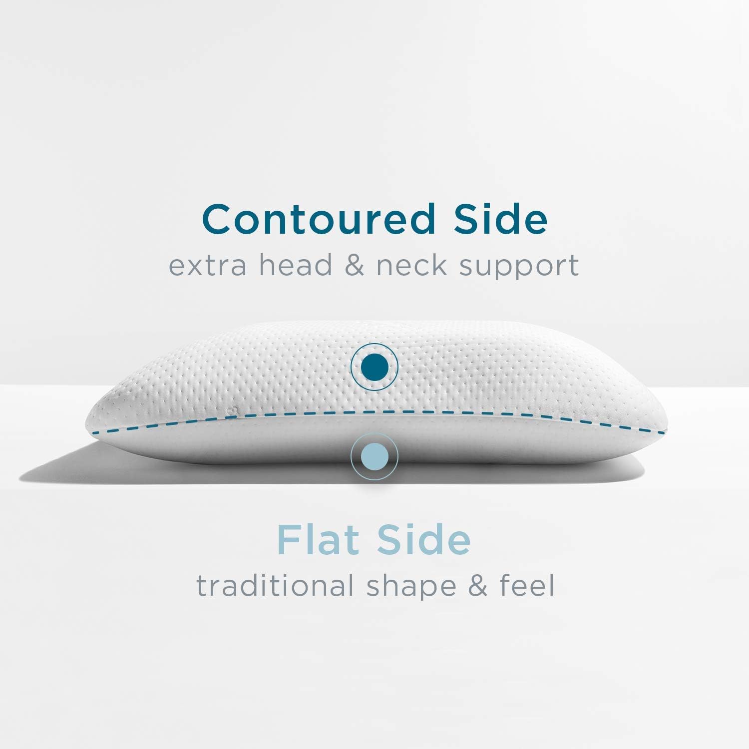 Tempur-Pedic Symphony Memory Foam Pillow, Standard, White V487757