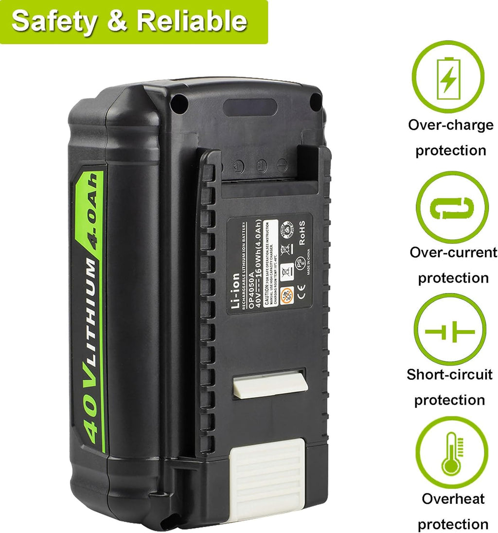 Ryobi 40V 4.0Ah Replacement Lithium Ion Battery Y23497