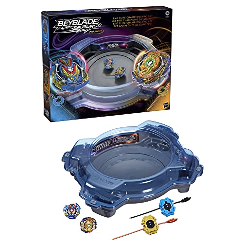 BEYBLADE Burst Pro Series Evo Elite Champions Pro Set with Beystadium, 2 Tops and 2 Launchers L459812