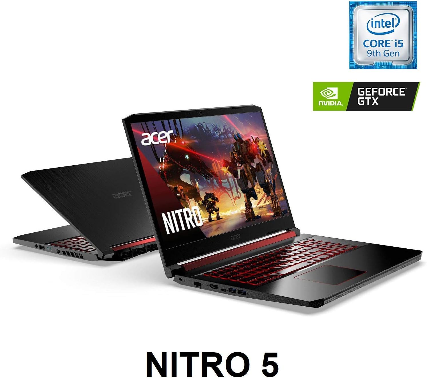 Acer Nitro 5 15.6" FHD IPS Gaming Laptop, Intel i5, 32GB RAM, 256GB SSD, GTX 1650 A49795