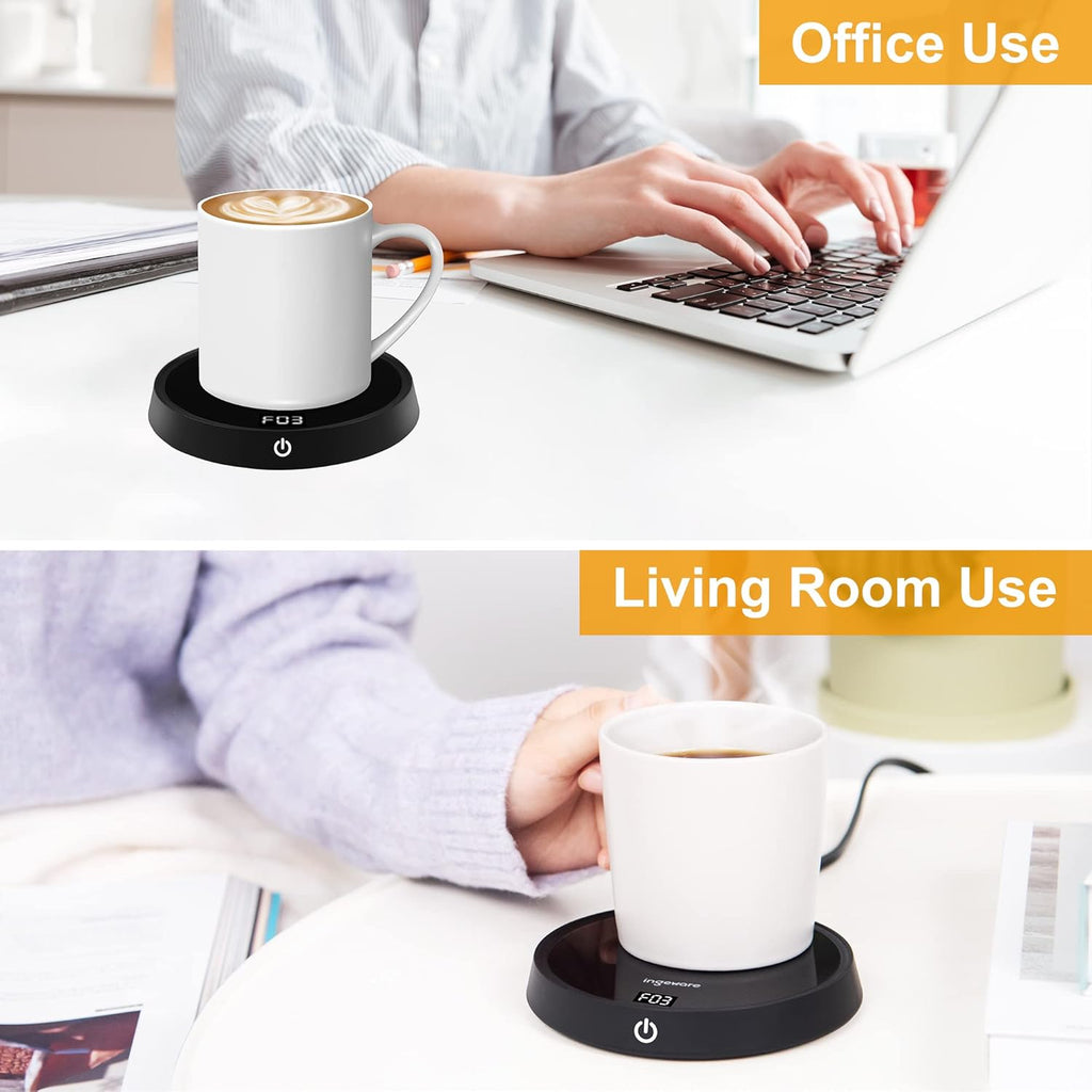 Coffee Cup Warmer for Desk with Auto Shut Off & Temperature Settings O48357