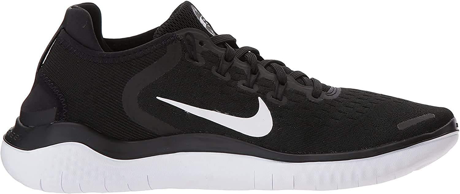 Nike Women's Free RN 2018 Running Shoe Black/White F617
