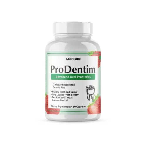 Max-Bio Prodentim Dental Formula Supplement for Gums and Teeth Health, 180 Capsules A854