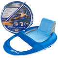 Kelsyus Premium Floating Lounger with Fast Inflation, Inflatable Recliner Chair, Lake & Pool Float for Adults with Cup Holder, Amazon Exclusive