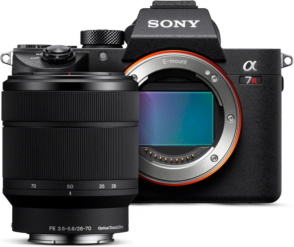 Sony Alpha a7R IV A Full-Frame Mirrorless Camera Bundle with 28-70mm Interchangeable Standard Zoom Lens (2 Items)