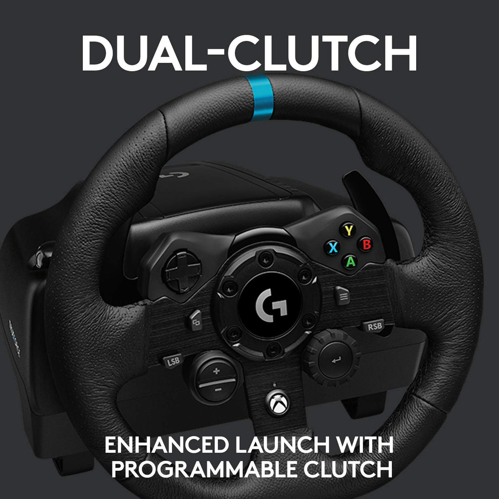 Logitech G923 Racing Wheel and Pedals for PC, Xbox X, Xbox One Q1759