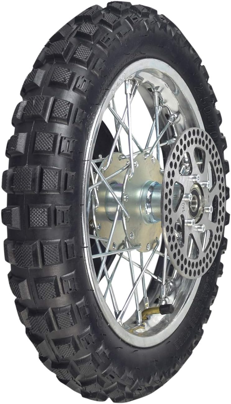 AlveyTech Rear Wheel Assembly for Razor MX500 MX650 Dirt Rocket Y174209