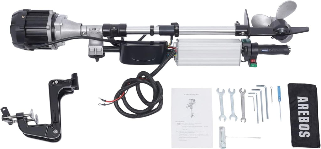1000W 5HP Electric Outboard Motor for Fishing Boats Q71698